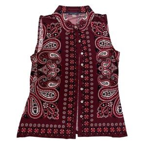 Tommy Hilfiger women’s shirt red size  medium